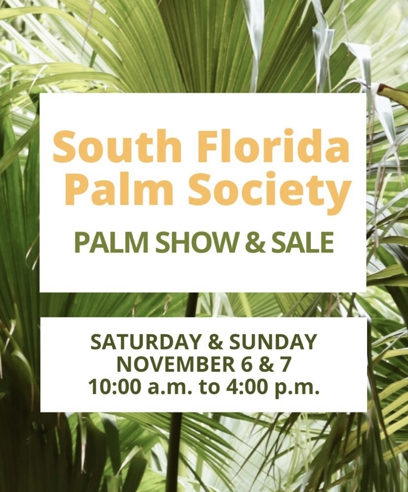 SFPS 37th Fall Palm Show & Sale – THE PALM REPORT