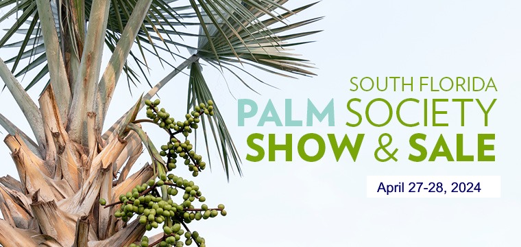 South Florida Palm Society - Show and Sale, April 27-28, 2024
